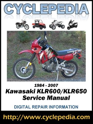kawasaki klr 650 service manual